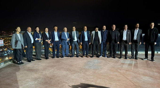 MOĞOLİSTAN HEYETİNDEN İŞ İNSANI BAKİ VAROL’A ZİYARET