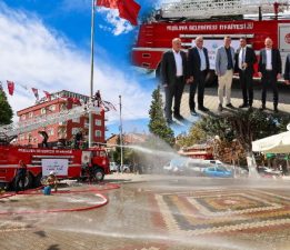 Burdur Belediyesinden Yeşilova Belediyesine hibe itfaiye aracı