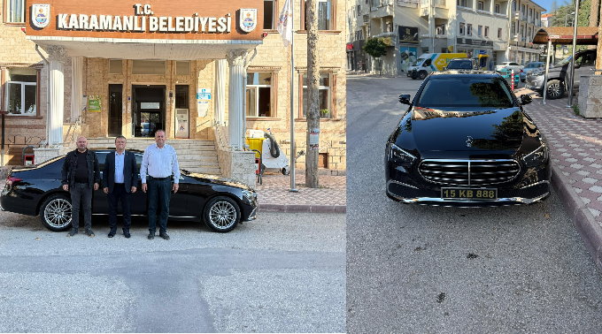 Karamanlı Belediyesi Filosunu makam aracı ile Güçlendirdi