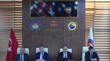 Burdur Ticaret ve Sanayi Odası ile Kazakistan heyeti bir araya geldi.