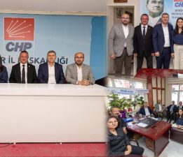 CHP’li Başkanlardan yeni başkanlara hayırlı olsun ziyareti.