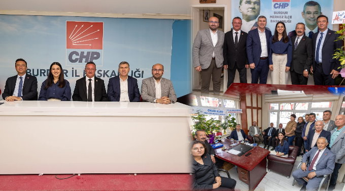 CHP’li Başkanlardan yeni başkanlara hayırlı olsun ziyareti.