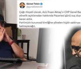CHP Genel Merkezi’nin yapmadığını Gürsel Tekin yapacak