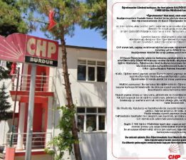 SON DAKİKA CHP BURDUR’DAN İL MİLLİ EĞİTİM MÜDÜRÜNE TEPKİ TÖRENE KATILMAYACAKLAR!