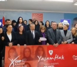 CHP BURDUR KADIN KOLLARINDAN 25 KASIM MESAJI “Şiddete mecbur değiliz!”