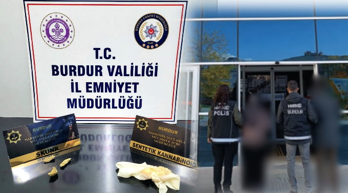 Burdur’da Uyuşturucu Operasyonu