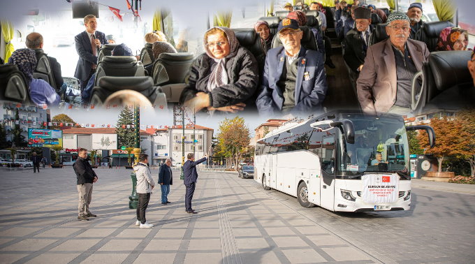 Başkan Ercengiz, Gazi ve Şehit yakınlarını uğurladı