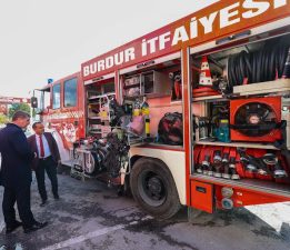 Burdur İtfaiyesi, 2025’te 596 olaya müdahale etti