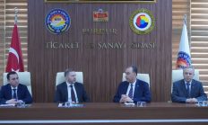 BURDUR TİCARET VE SANAYİ ODASI BAŞKAN YUSUF KEYİK AZERBAYCAN HEYETİNİ AĞIRLADI