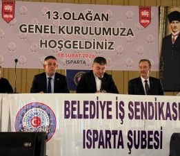 Belediye-İş Sendikası Isparta Şubesi’nin 13. Olağan Genel Kurulu gerçekleştirildi.