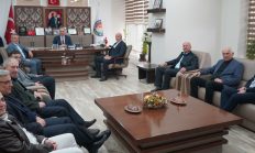 BAŞKAN YAVAŞ’TAN BAŞKAN KEYİK’E ZİYARET