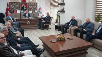 BAŞKAN YAVAŞ’TAN BAŞKAN KEYİK’E ZİYARET