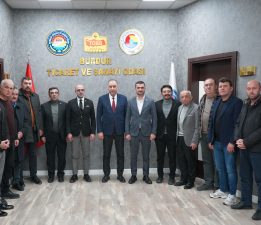 AK PARTİ’DEN BAŞKANI YUSUF KEYİK’E ZİYARET