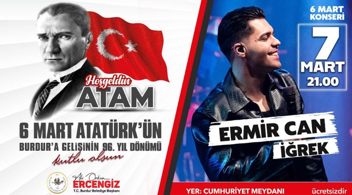Burdur Belediyesi’nden Mart Ayı Konser Etkinlikleri