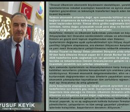 BURDUR İHRACATINDA ARTIŞ DEVAM EDİYOR