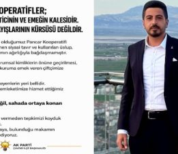 AK Parti Çavdır ilçe Başkanı Ali Özer, “Liyakat laf değil, sahada ortaya konan icraatla ölçülür”