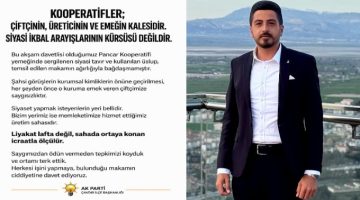 AK Parti Çavdır ilçe Başkanı Ali Özer, “Liyakat laf değil, sahada ortaya konan icraatla ölçülür”