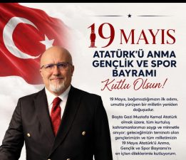SÜLEYMEN ERMAN’DAN 19 MAYIS GENÇLİK VE SPOR BAYRAMI MESAJI