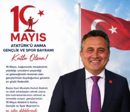 HAKAN AÇAR’DAN 19 MAYIS GENÇLİK VE SPOR BAYRAMI MESAJI