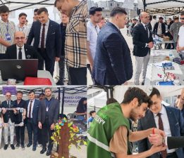 Özboyacı, MAKÜFEST 2026’yı ziyaret etti ve öğrencilerle bir araya geldi.