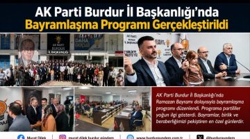 AK Parti Burdur İl Başkanlığı’nda Bayramlaşma Programı Gerçekleştirildi