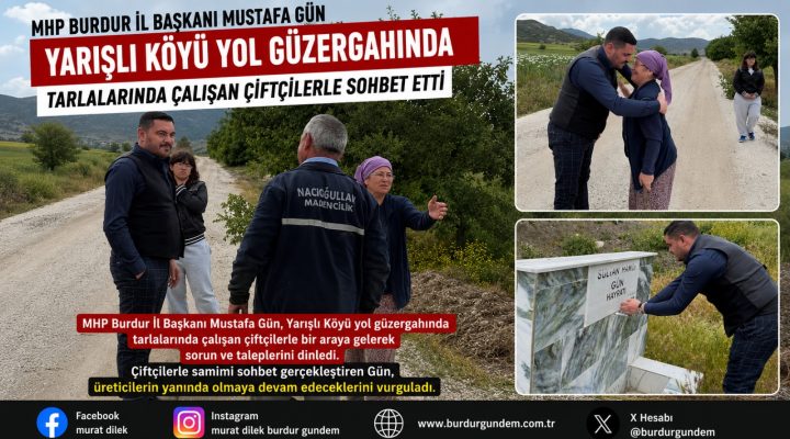 Sokakta, Köyde, Çarşıda: Başkan Mustafa Gün Her Yerde