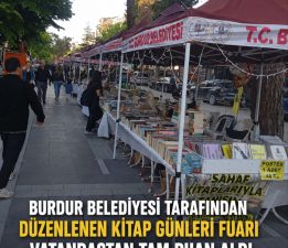 BURDUR KİTAP GÜNLERİ FUARINA VATANDAŞ’DAN YOĞUN İLGİ