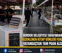 BURDUR’DA KİTAP GÜNLERİ FUARINA BÜYÜK İLGİ