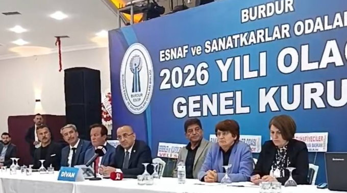 Burdur Esnaf ve Sanatkarlar Odaları Birliği başkanlık seçimi bugün gerçekleşti.
