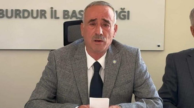 İYİ PARTİ BURDUR İL BAŞKANI NAZİF AKTÜRK, “GERÇEKLERİ GÖRMEZLER…”