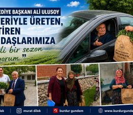 Ağlasun Belediyesinden vatandaşlara Sebze Fideleri