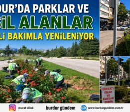 Burdur’da Ot Çapalama Çalışmaları Aralıksız Devam Ediyor