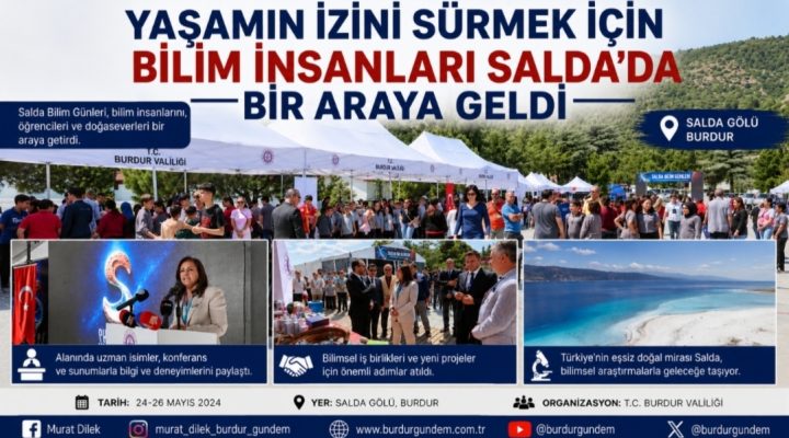 Salda Bilim Günleri Başladı: “Salda’dan Mars’a: Yaşamın İzini Sürmek”