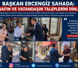 Çarşıda Yoğun İlgi: Başkan Ercengiz Esnafla Buluştu